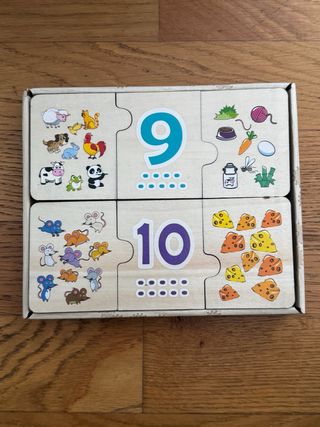 Puzzle Numeri 1-10: Gioco educativo