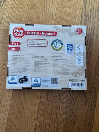 Puzzle Numeri 1-10: Gioco educativo