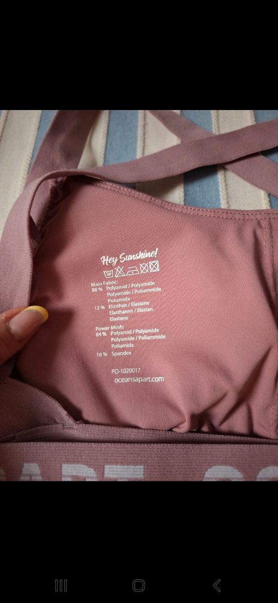 Sujetador deportivo Oceans Apart - Talla S