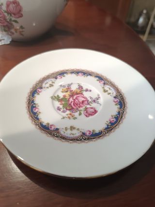 Juego café porcelana portuguesa.