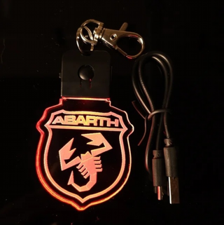 Llavero LED Abarth Logo - Multicolor