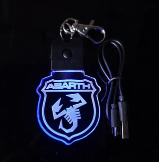 Llavero LED Abarth Logo - Multicolor