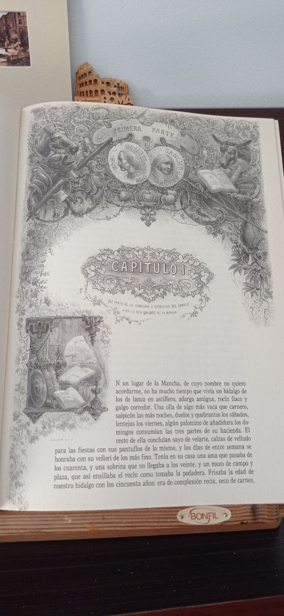 El Quijote edición coleccionista tomo I y II