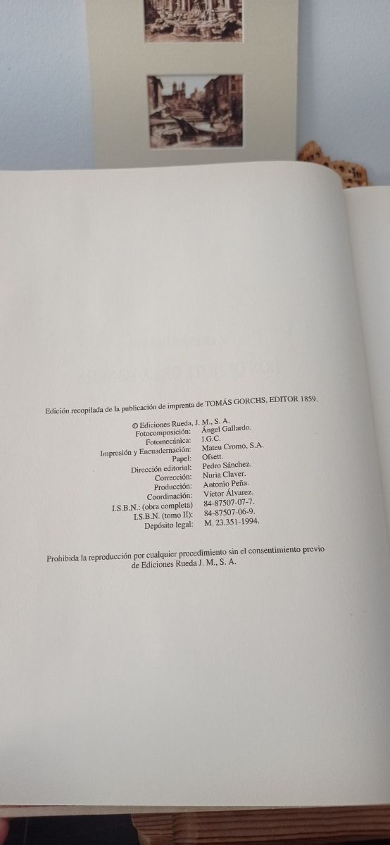 El Quijote edición coleccionista tomo I y II