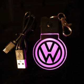 Llavero LED VW Volkswagen Logo - Multicolor