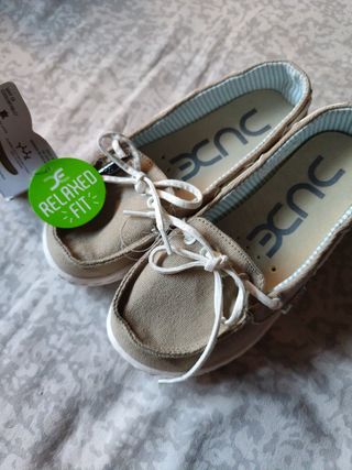 Mocasines DUDE beige