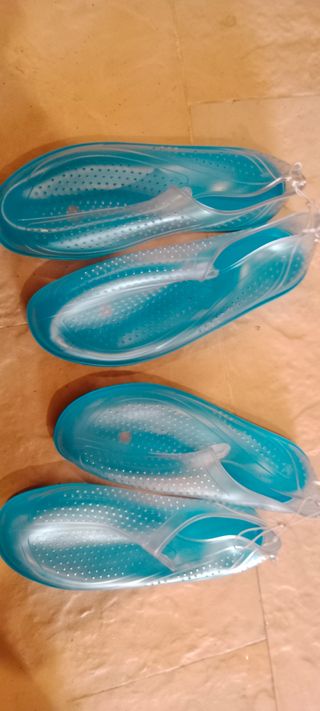 Escarpines playa - transparentes