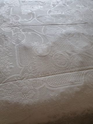 Copriletto matrimoniale bianco cotone