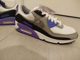 Nike Air Max 90 Retro - Gris-Morado