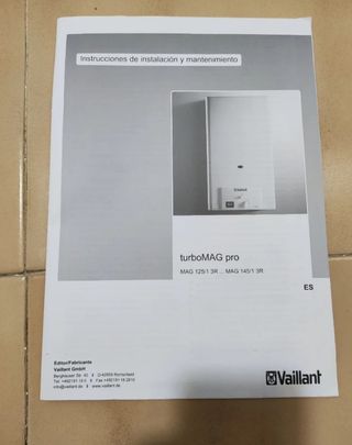Calentador Vaillant TurboMAG pro blanco