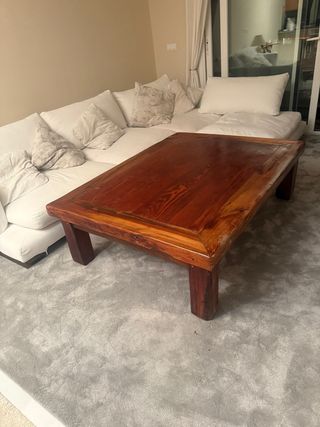 Mesa centro madera maciza