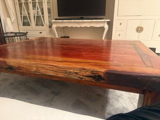Mesa centro madera maciza
