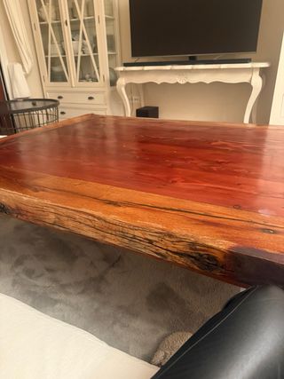 Mesa centro madera maciza