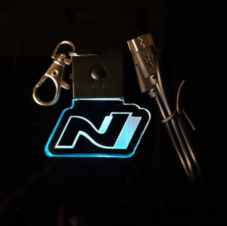 Llavero LED Hyundai N Logo - Multicolor