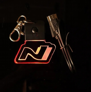 Llavero LED Hyundai N Logo - Multicolor