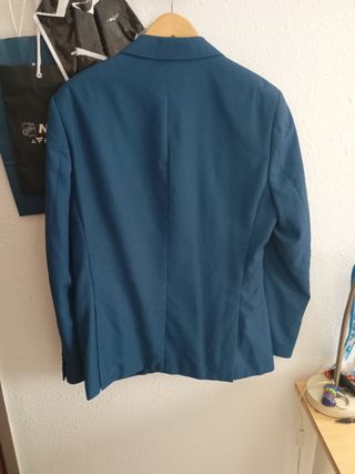 Americana azul marino talla L Zara