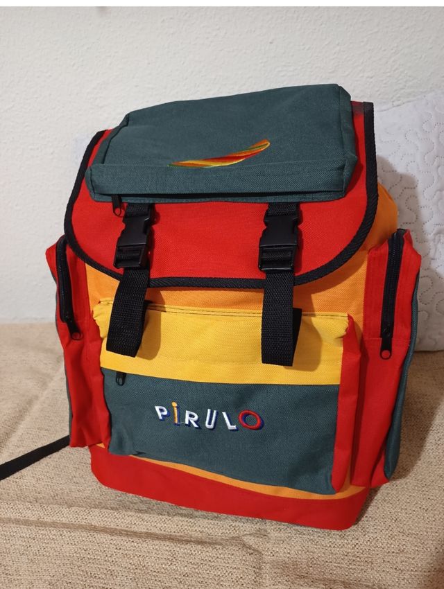 Mochila Pirulo vintage multicolor