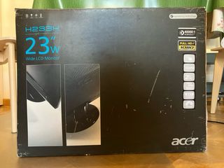 Monitor Acer 23" LCD negro