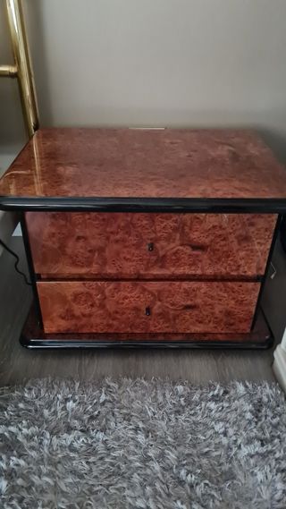 Comodini legno radica marroni