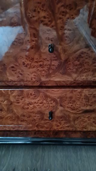 Comodini legno radica marroni