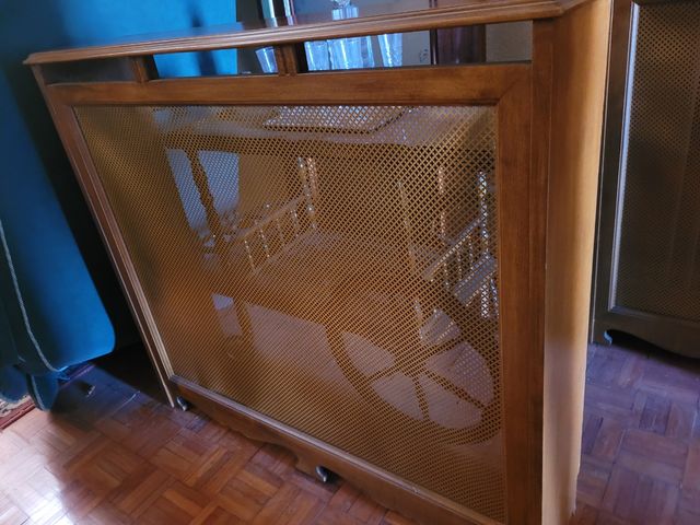Reja radiador vintage - Madera