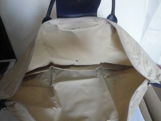 Bolsa viaje Travelider. Nueva. beige/azul