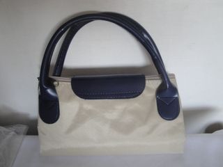 Bolsa viaje Travelider. Nueva. beige/azul