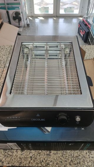 Tostador plano Cecotec Turbo EasyToast Inox