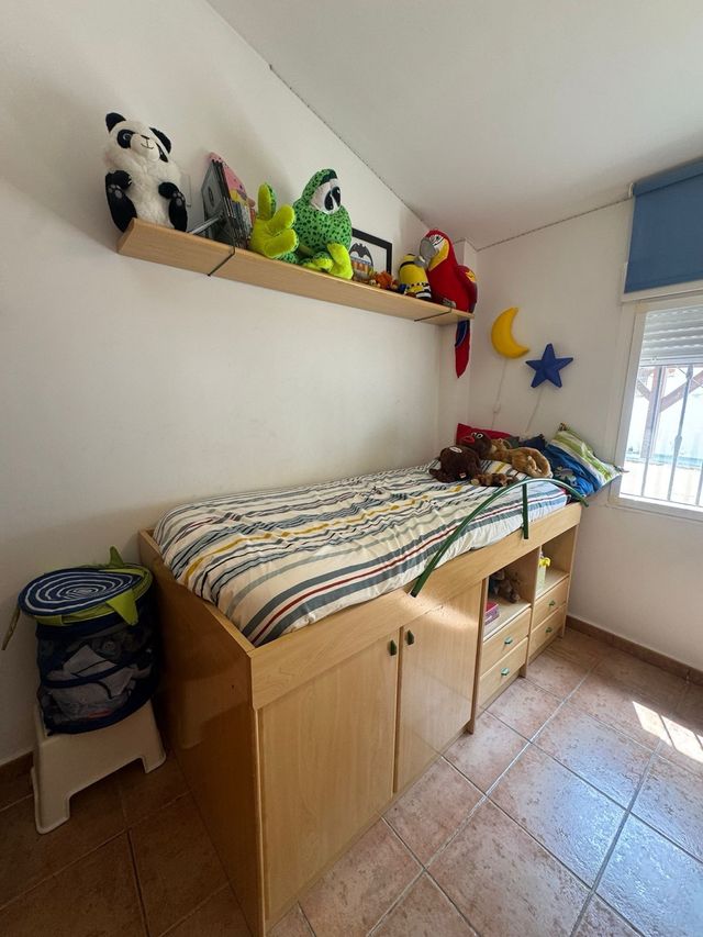 Letto estraibile in legno per bambini