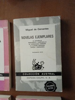 Novelas ejemplares, Antología, Rimas y leyendas...