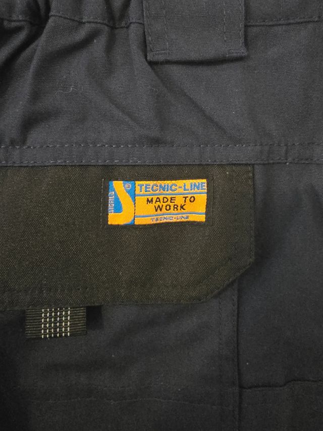 Pantalón trabajo multibolsillo negro