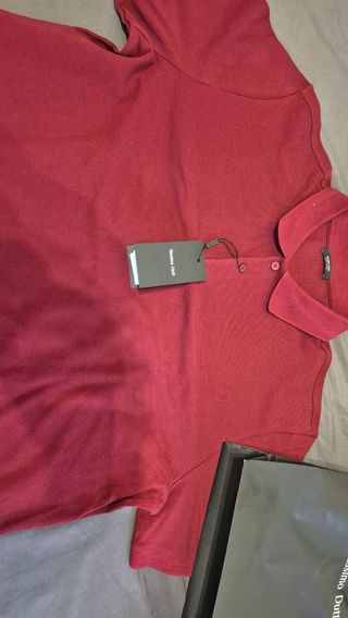 Polo Massimo Dutti XL Rojo