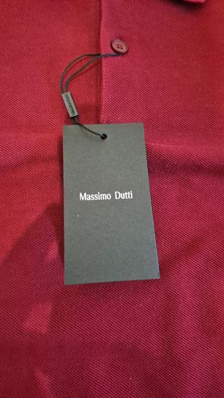 Polo Massimo Dutti XL Rojo