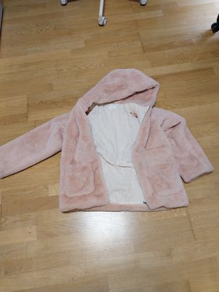 Abrigo rosa niña talla 13-14 años. 