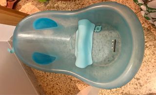 Bañera bebé azul