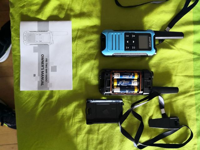2 Walkie Talkies BAOFENG F22 - Azules
