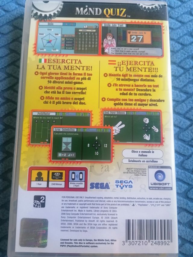 Mind Quiz - PSP - Ubisoft