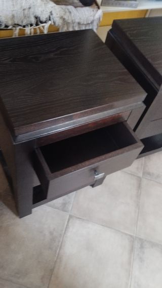 Mesilla noche caoba - 2 cajones