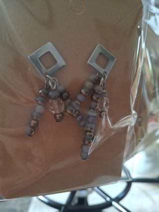 Pendientes Plateados y dorados - Diseño Moderno.