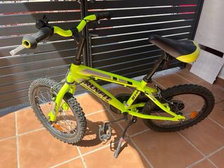 Bicicleta niño RunFit 16" verde lima
