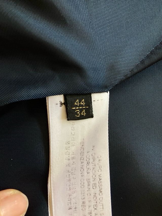 Chaqueta Massimo Duti azul marino