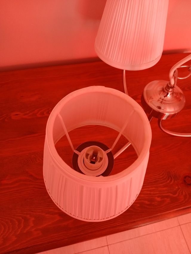 Lampara techo 3 luces plata