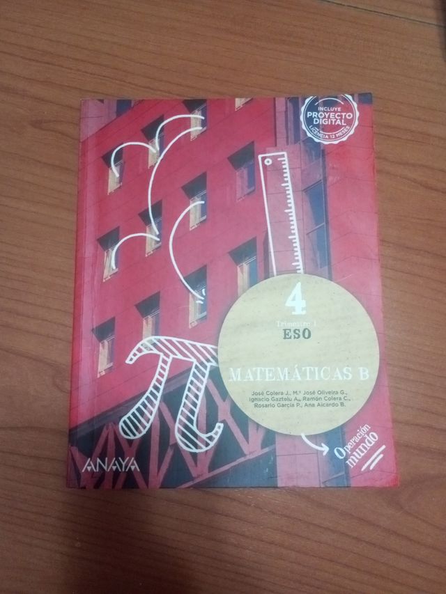 Libro 4 ESO, Matemáticas B