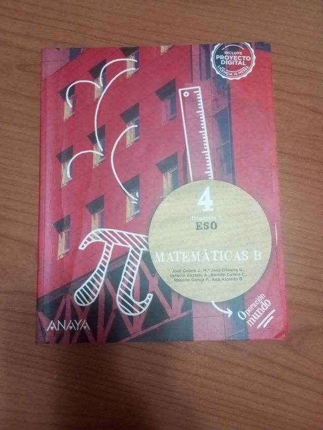 Libro 4 ESO, Matemáticas B
