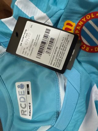 Camiseta RCD Espanyol Kelme turquesa