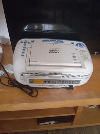 Radio Portátil DVD - Azul y Blanca