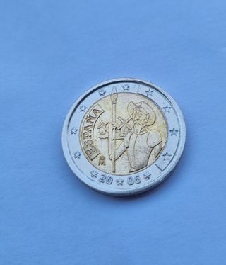 Moneda 2€ España Don Quijote 2005