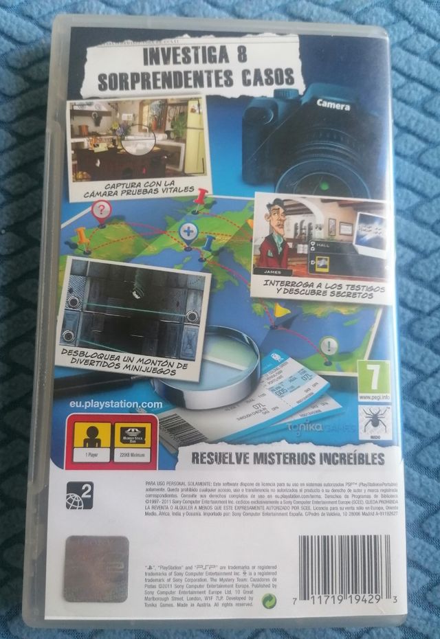 PSP The Mystery Team - Cazadores de Pistas