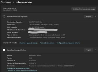 Xiaomi 14" Portátil 2022 OLED Táctil