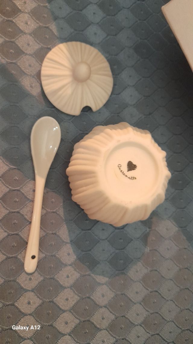 Zuccheriera ceramica beige